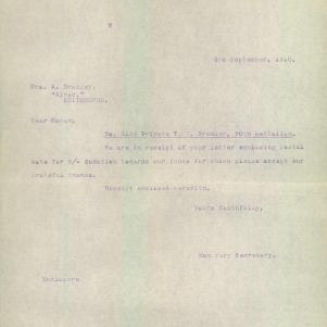 Soldier packet page