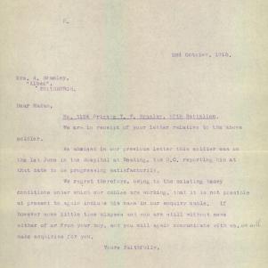Soldier packet page