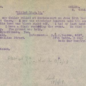 Soldier packet page