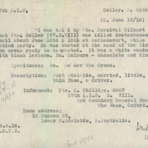 Soldier packet page