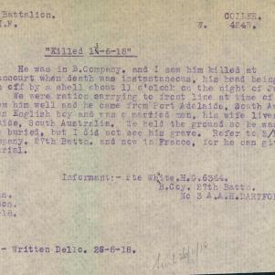 Soldier packet page