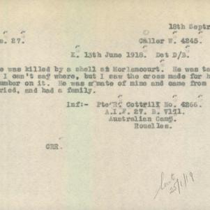 Soldier packet page