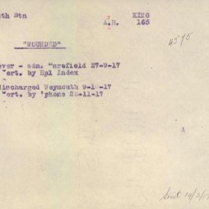 Soldier packet page