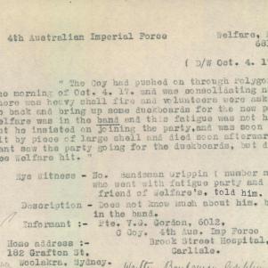 Soldier packet page