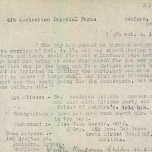 Soldier packet page