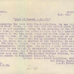 Soldier packet page