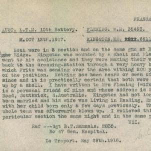 Soldier packet page