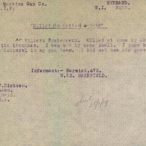 Soldier packet page