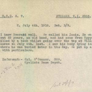Soldier packet page