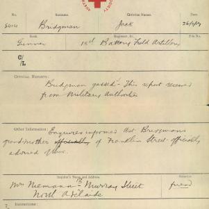 Soldier packet page