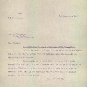 Soldier packet page