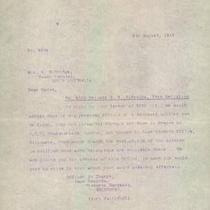 Soldier packet page