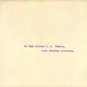 Soldier packet page