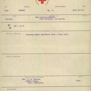 Soldier packet page