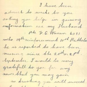Soldier packet page