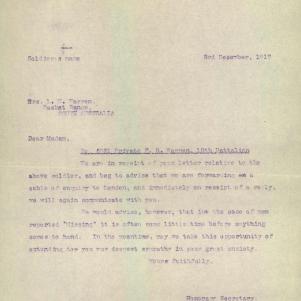 Soldier packet page