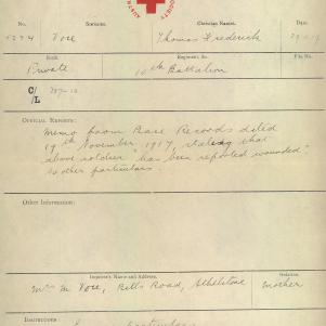 Soldier packet page