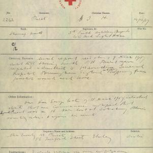 Soldier packet page