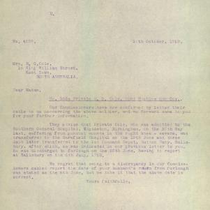 Soldier packet page