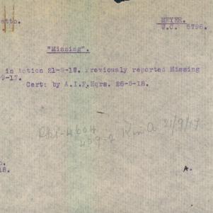 Soldier packet page