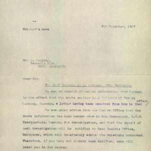 Soldier packet page