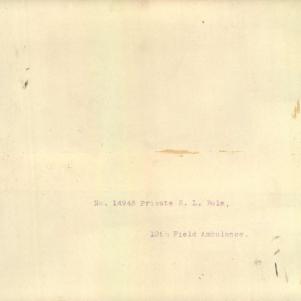 Soldier packet page
