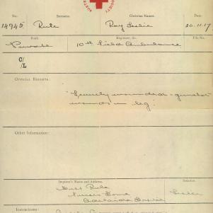 Soldier packet page