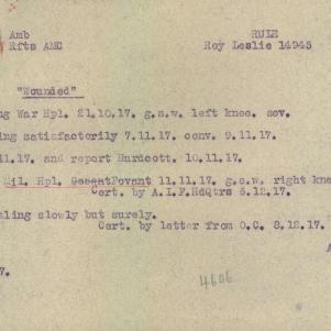 Soldier packet page