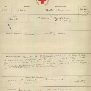 Soldier packet page