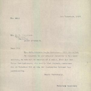 Soldier packet page