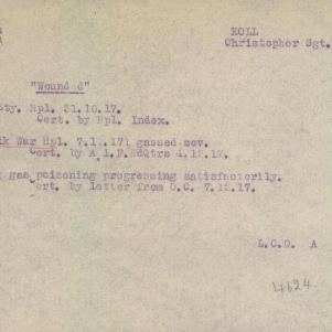 Soldier packet page