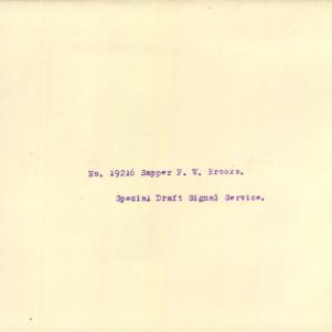 Soldier packet page