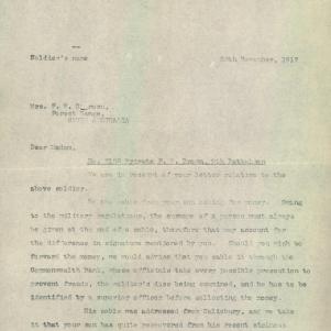 Soldier packet page