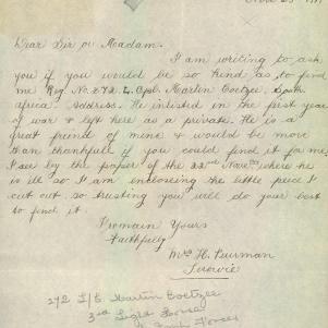 Soldier packet page