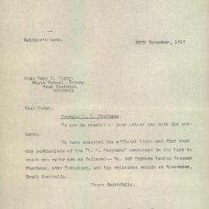 Soldier packet page