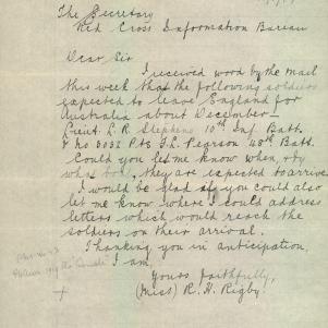 Soldier packet page