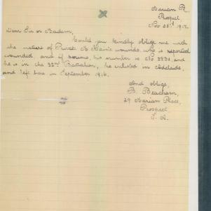 Soldier packet page
