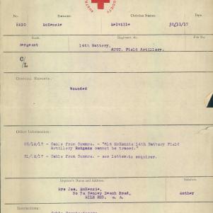 Soldier packet page