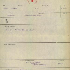 Soldier packet page