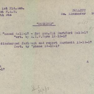 Soldier packet page