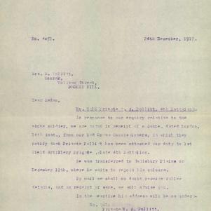 Soldier packet page