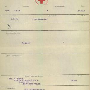 Soldier packet page