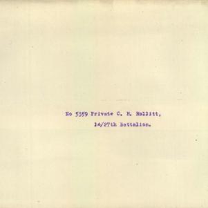 Soldier packet page