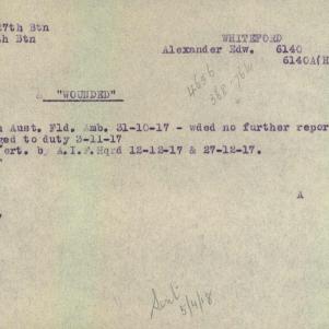 Soldier packet page