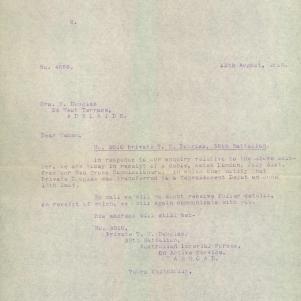 Soldier packet page