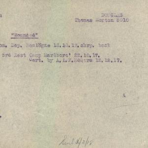 Soldier packet page