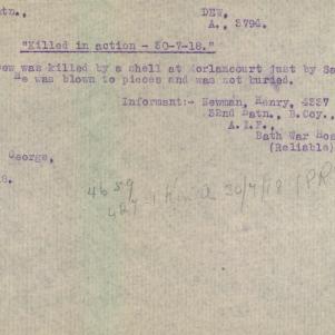 Soldier packet page