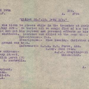 Soldier packet page