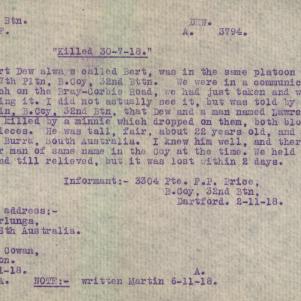Soldier packet page