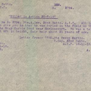 Soldier packet page